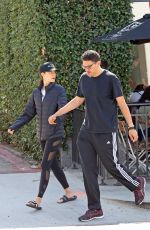 EMMY ROSSUM and Sam Esmail Out for Breakfast in Beverly Hills 09/29/2018