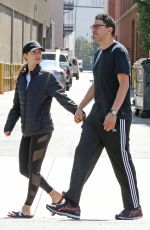 EMMY ROSSUM and Sam Esmail Out for Breakfast in Beverly Hills 09/29/2018