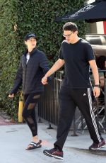 EMMY ROSSUM and Sam Esmail Out for Breakfast in Beverly Hills 09/29/2018