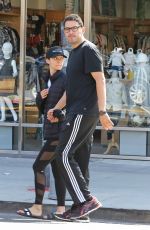 EMMY ROSSUM and Sam Esmail Out for Breakfast in Beverly Hills 09/29/2018