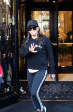 EVA LONGORIA Leaves Four Season Hotel in Paris 09/26/2018