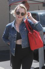 EVANNA LYNCH Arrives at DWTS Studio in Los Angeles 09/13/2018