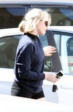 EVANNA LYNCH Leaves Dance Studio in Los Angeles 09/19/2018