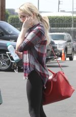EVANNA LYNCH Leaves DWTS Studio in Los Angeles 09/20/2018