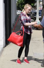 EVANNA LYNCH Leaves DWTS Studio in Los Angeles 09/20/2018