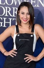 FRANCIA RAISA at Halloween Horror Nights Opening in Los Angeles 09/14/2018
