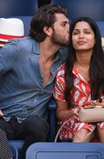 FREIDA PINTO at 2018 US Open Tennis in New York 09/02/2018