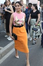 FREIDA PINTO at Moschino Fashion Show at MFW in Milan 09/20/2018