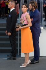 FREIDA PINTO at Moschino Fashion Show at MFW in Milan 09/20/2018