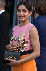FREIDA PINTO at Moschino Fashion Show at MFW in Milan 09/20/2018