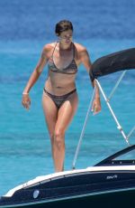 GARBINE MUGURUZA in Bikini at a Boat in Ibiza 07/08/2018