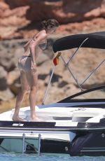 GARBINE MUGURUZA in Bikini at a Boat in Ibiza 07/08/2018