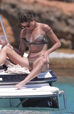 GARBINE MUGURUZA in Bikini at a Boat in Ibiza 07/08/2018