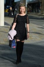 GEORGIA TOFFOLO Arrives at BBC Studios in Salford 09/05/2018