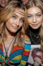 GIGI HADID and PARIS JACKSON at Jeremy Scott Fashion Show in New York 09/06/2018