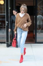 GIGI HADID Arrives at Her Apartment in New York 09/02/2018