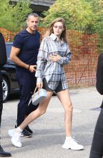 GIGI HADID Arrives at Roberto Cavalli Fashion Show in Milan 09/22/2018