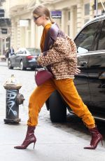 GIGI HADID Arrives at Zayn Malik Apartment in New York 09/11/2018