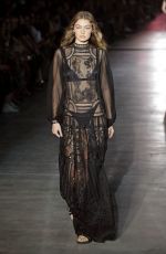 GIGI HADID at Alberta Ferretti Runway Show at Milan Fashion Week 09/19/2018