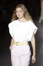 GIGI HADID at Alberta Ferretti Runway Show at Milan Fashion Week 09/19/2018