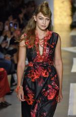 GIGI HADID at Anna Sui Runway Show at New York Fashion Week 09/10/2018