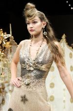 GIGI HADID at Anna Sui Runway Show at NYFW in New York 09/10/2018
