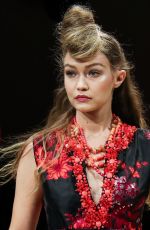 GIGI HADID at Anna Sui Runway Show at NYFW in New York 09/10/2018