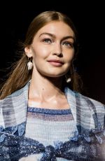 GIGI HADID at Missoni Runway Show at Milan Fashion Week 09/22/2018