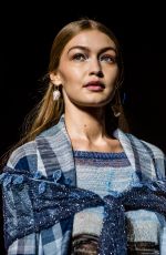GIGI HADID at Missoni Runway Show at Milan Fashion Week 09/22/2018