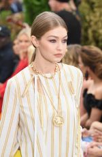 GIGI HADID at Oscar De La Renta Runway Show at New York Fashion Week 09/11/2018