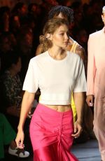 GIGI HADID at Prabal Gurung Show at New York Fashion Week 09/09/2018
