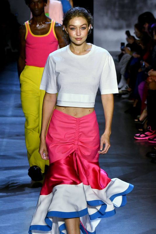 GIGI HADID at Prabal Gurung Show at New York Fashion Week 09/09/2018
