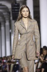 GIGI HADID at Roberto Cavalli Runway Show at MFW in Milan 09/22/2018