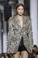 GIGI HADID at Roberto Cavalli Runway Show at Milan Fashion Week 09/22/2018