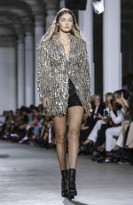 GIGI HADID at Roberto Cavalli Runway Show at Milan Fashion Week 09/22/2018