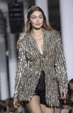 GIGI HADID at Roberto Cavalli Runway Show at Milan Fashion Week 09/22/2018