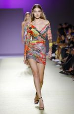 GIGI HADID at Vesace Runway Show at Milan Fashion Week 09/21/2018