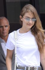 GIGI HADID in Ripped Jeans Leaves Her Apartment in New York 09/06/2018