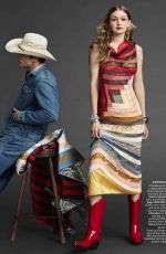 GIGI HADID in Vogue Magazine, October 2018