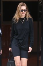 GIGI HADID Leaves Her Apartment in New York 09/03/2018