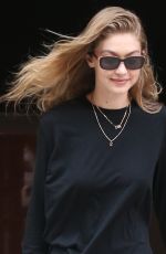 GIGI HADID Leaves Her Apartment in New York 09/03/2018