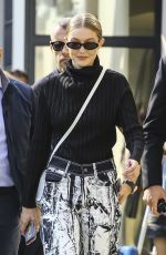 GIGI HADID Leaves Max Mara Fashion Show in Milan 09/20/2018