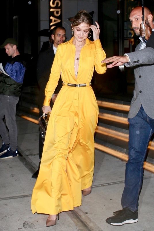 GIGI HADID Night Out in New York 09/09/2018