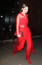 GIGI HADID Night Out in New York 09/10/2018