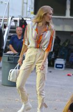 GIGI HADID on the Backstage at Ralph Lauren Show in New York 09/07/2018