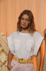 GIGI HADID on the Backstage of Alberta Ferretti Fashion Show 09/19/2018