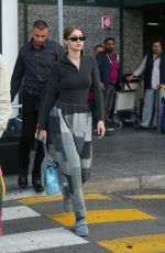 GIGI HADID Out and About in Milan 09/19/2018