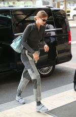 GIGI HADID Out and About in Milan 09/19/2018