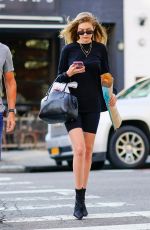 GIGI HADID Out and About in New York 09/03/2018
