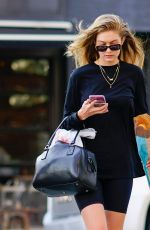 GIGI HADID Out and About in New York 09/03/2018